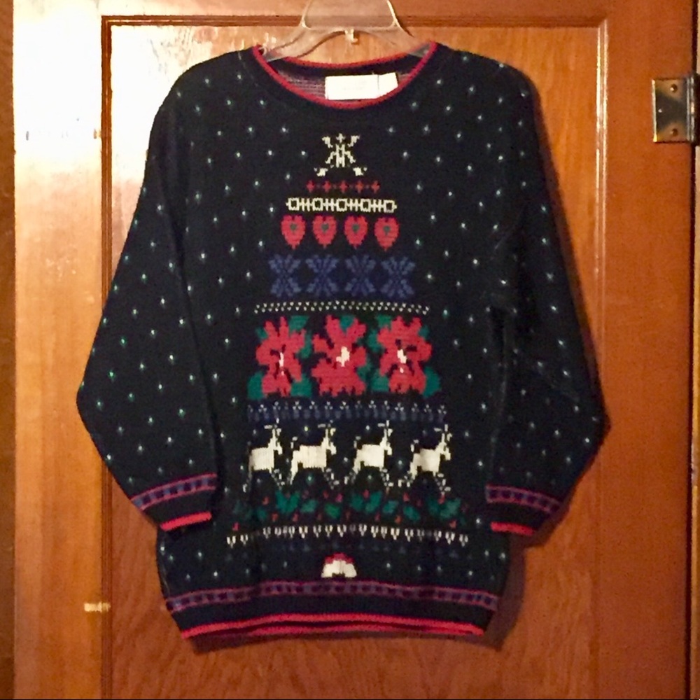 Ugly Christmas Sweater X-mas Tree Design